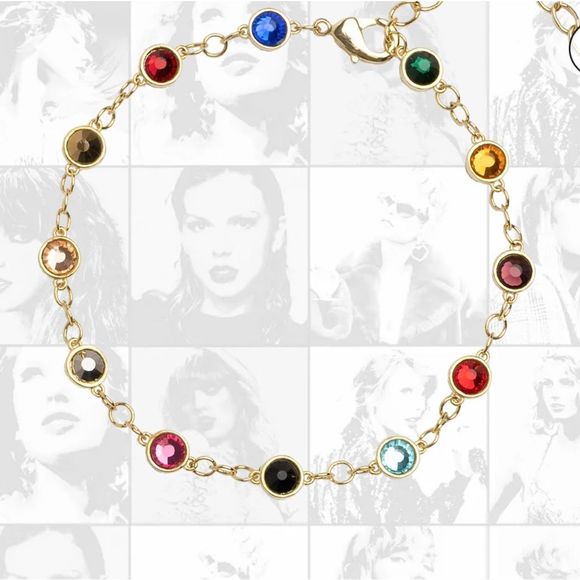 TAYLOR SWIFT BEJEWELED BRACELET - Picture 1 of 8